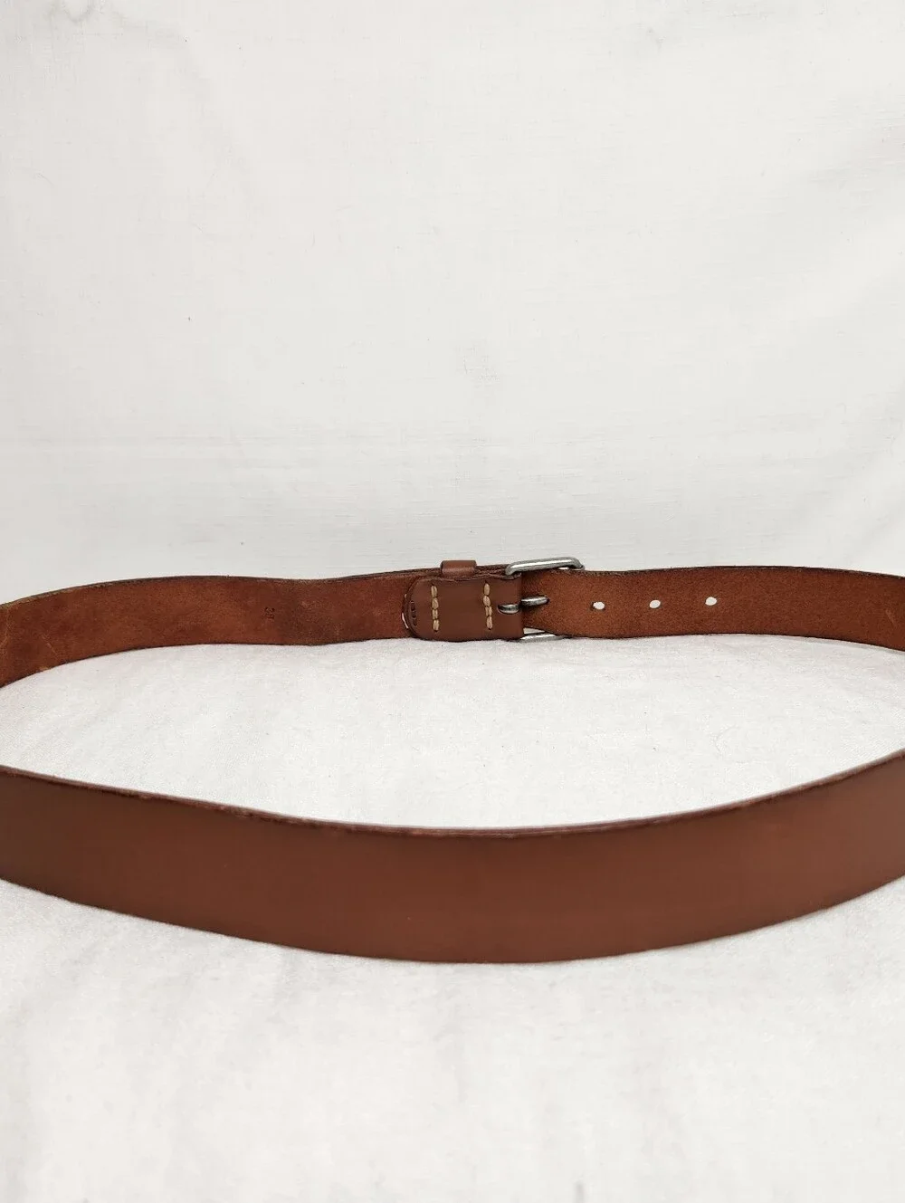 J. Crew Factory 38 Brown Leather Basic Belt